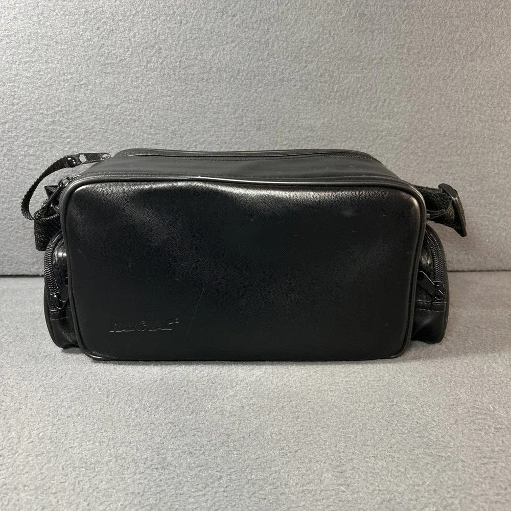 Vintage Black Rayovac Camcorder‎ Leather Carry Case Bag Accessory